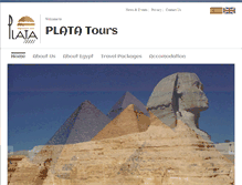 Tablet Screenshot of platatours.com